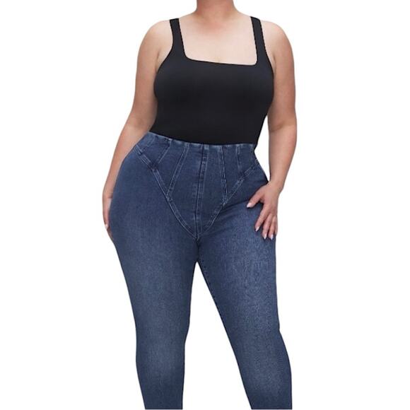 NWT Good American Good Legs Mega Compression Skinny Jeans Size 22 Retail $145 - Picture 1 of 9